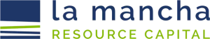 La Mancha Resource Capital logo with green and blue text