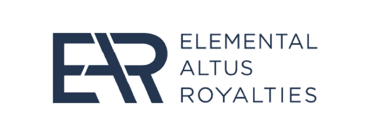 Elemental Altus Royalties logo on dark blue background